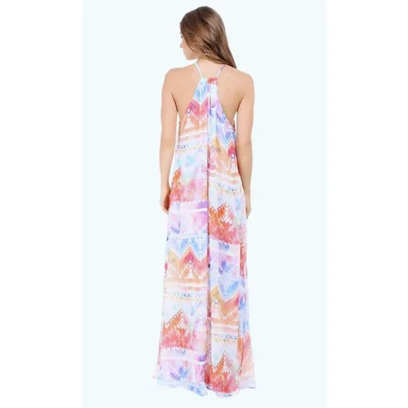 Moving Sale! Worn Once Show Me Your Mumu Bronte Maxi Dress w/ Sheer Overlay Med - Picture 3 of 14